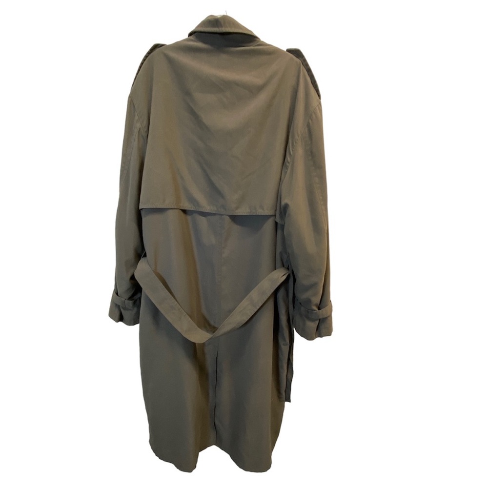 Vintage BILL BLASS Men’s Trench Coat With Hood Size XXL - Picture 3 of 16